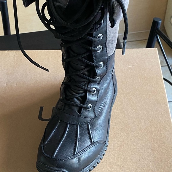 UGG ADIRONDACK TALL Black Size 7 - Picture 4 of 6